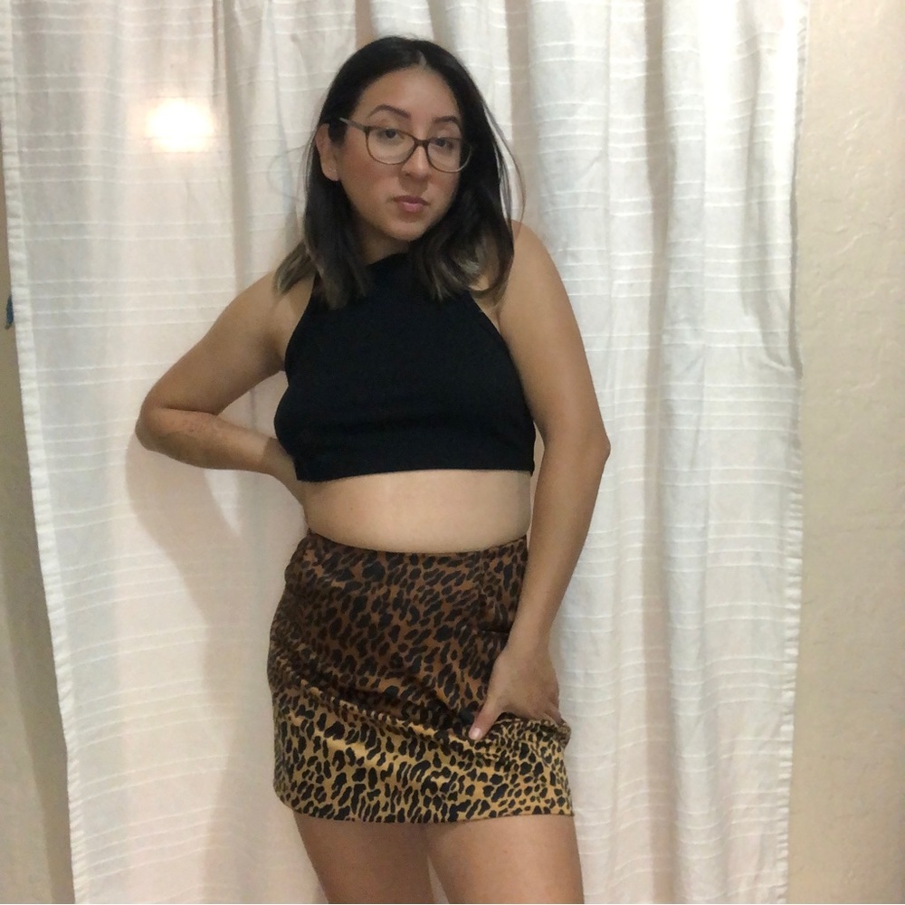 Cheetah Print Skirt